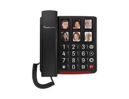Amplicomms BigTel 40 Plus Zwart voorkant