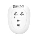 Achterzijde Geemarc SOS Noodknop - Volume en Sneltoetsen Achterzijde Geemarc SOS Noodknop - Volume en Sneltoetsen