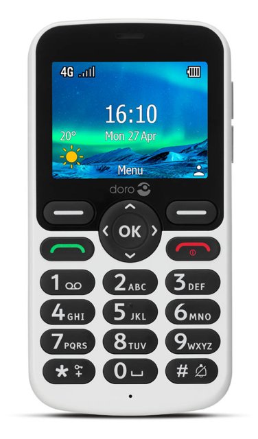 Doro 5860 Senioren GSM Zwart/Wit