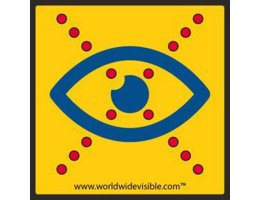 Limited Vision speldje met magneetsluiting – duidelijk herkenbaar symbool voor beperkte visuele mogelijkheden