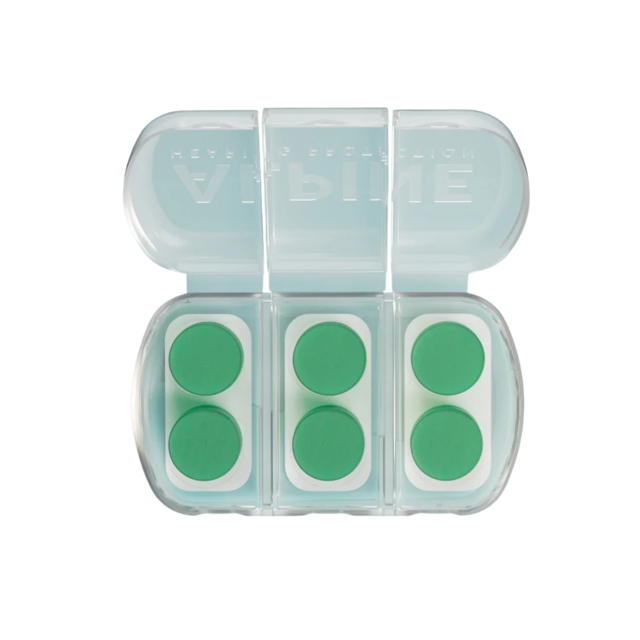 6 paar hypoallergene Alpine SoftSilicone oordoppen set met bewaarbox