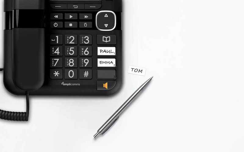 Amplicomms BigTel 1580 sneltoets Amplicomms BigTel 1580 sneltoets