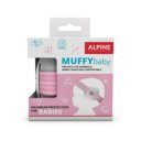 Alpine Muffy Baby roze gehoorbescherming voor baby's met verstelbare zachte hoofdband in originele verpakking Alpine Muffy Baby roze gehoorbescherming voor baby's met verstelbare zachte hoofdband in originele verpakking