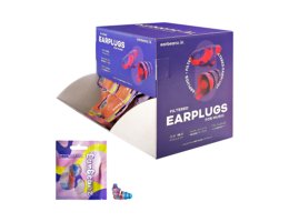 EarBeanz oordoppen – 150 sets in duurzame bewaarbox met kleurrijke gehoorbescherming
