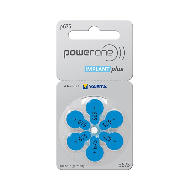 Power One Hoorbatterij p675 Cochlear Implant plus Power One Hoorbatterij p675 Cochlear Implant plus