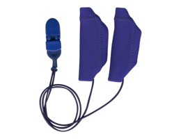 Cochlear hoesjes van Ear Gear, blauw met koord