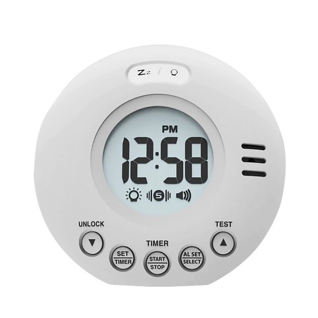 Geemarc Wake & Shake Voyager Reiswekker voorkant Geemarc Wake & Shake Voyager Reiswekker voorkant