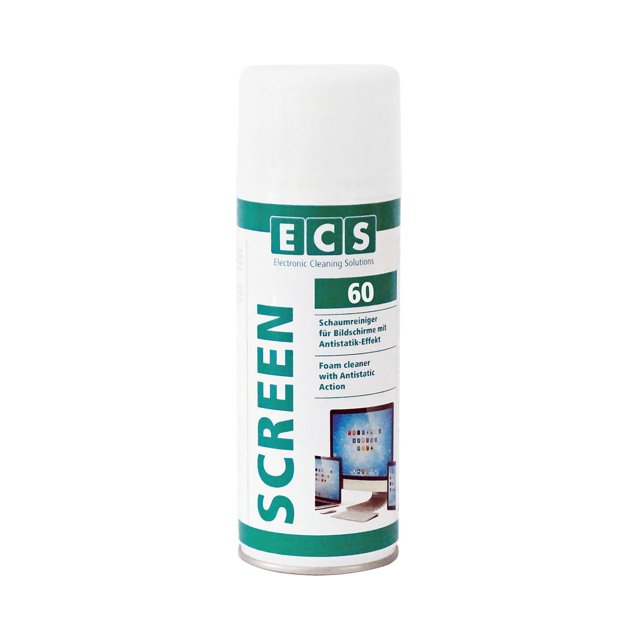 ECS Screen Foam Spray 400 ml beeldschermreiniger met antistatische werking voor monitoren en displays ECS Screen Foam Spray 400 ml beeldschermreiniger met antistatische werking voor monitoren en displays