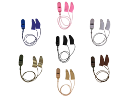 Ear Gear Mini verzameling in diverse kleuren – beschermhoesjes met koord voor kleine hoortoestellen