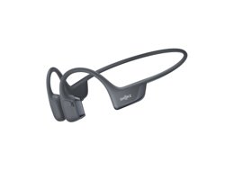 Voorzijde van de Shokz OpenRun Pro 2 Zwart Hoofdtelefoon– lichtgewicht bone conduction sportkoptelefoon in oranje – HearPlanet
