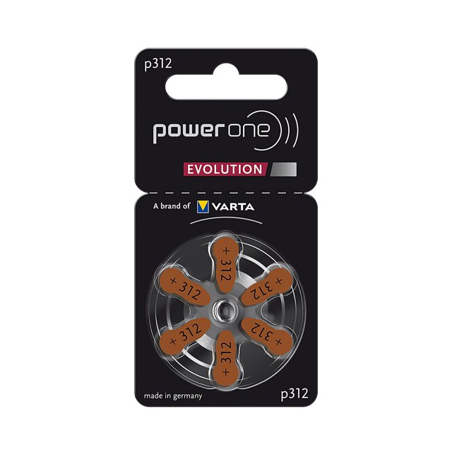 Power One Evolution Hoorbatterij p312 Bruin Power One Evolution Hoorbatterij p312 Bruin