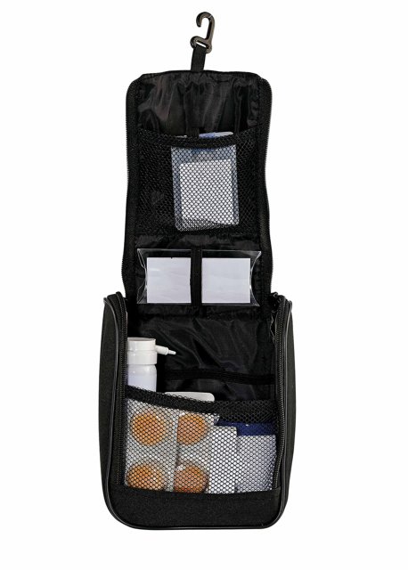 Reistas voor hoortoestelonderhoud – compacte reisset met opbergvakken voor onderhoudsproducten Reistas voor hoortoestelonderhoud – compacte reisset met opbergvakken voor onderhoudsproducten