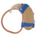 Hucki hoortoestel houder met siliconen ringen – Blijft stevig zitten aan BTE toestel Hucki hoortoestel houder met siliconen ringen – Blijft stevig zitten aan BTE toestel