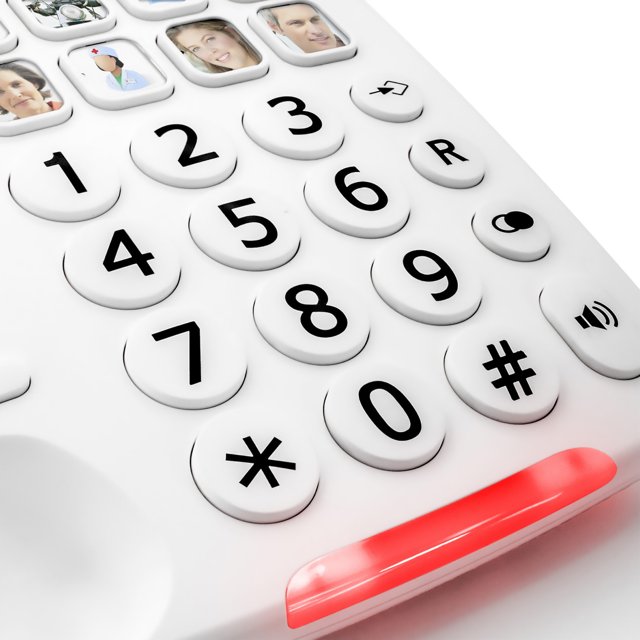 Geemarc Fototelefoon 110 Tweede Kans - LED-indicator die knippert bij inkomende oproepen