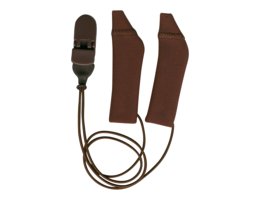 Ear Gear FM, donkerbruin met koord