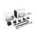 Flowmed Dry-Cap UV 4 droogkap met complete verpakking met stekkers en USB-C kabels Flowmed Dry-Cap UV 4 droogkap met complete verpakking met stekkers en USB-C kabels