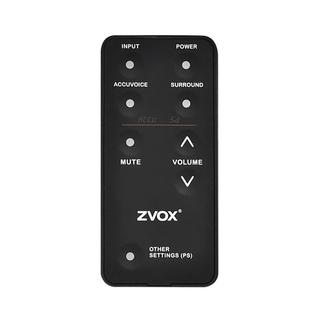 ZVOX Soundbar AccuVoice AV157 afstandsbediening ZVOX Soundbar AccuVoice AV157 afstandsbediening