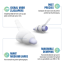 Infographic Alpine SleepDeep oordoppen ideaal voor zijslapers