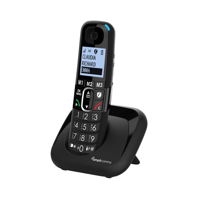 Amplicomms BigTel 1500 DECT Telefoon Zijkant Amplicomms BigTel 1500 DECT Telefoon Zijkant