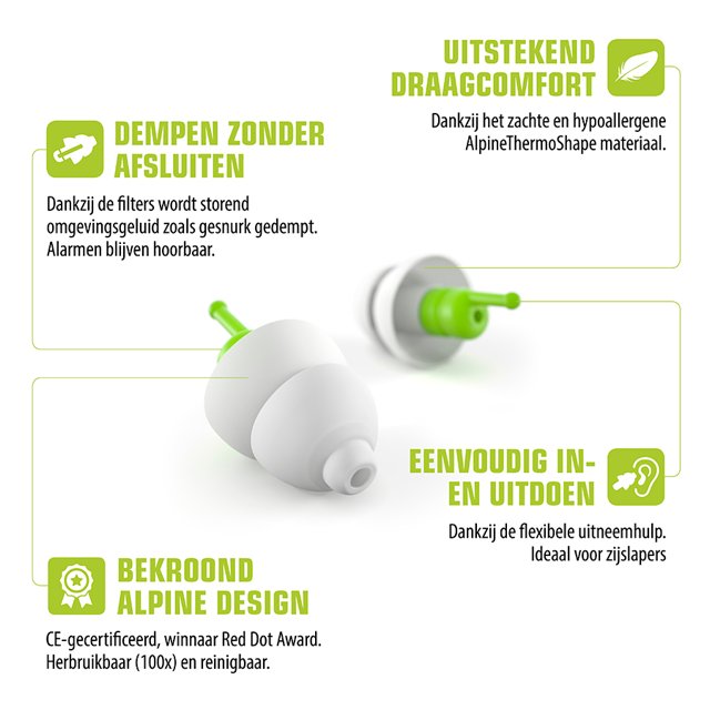 Alpine SleepSoft Minigrip – Eigenschappen & Voordelen in één oogopslag Alpine SleepSoft Minigrip – Eigenschappen & Voordelen in één oogopslag