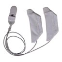 Ear Gear Cochlear hoesjes, grijs met koord