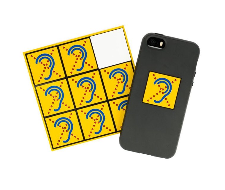 Limited Hearing Stickervel – Toepasbaar op telefoon, paspoort en meer Limited Hearing Stickervel – Toepasbaar op telefoon, paspoort en meer