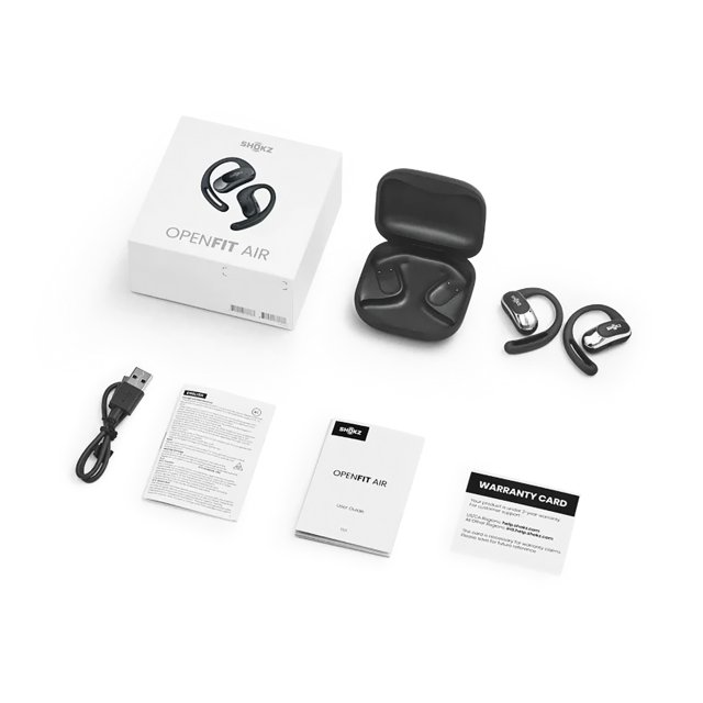 Shokz OpenFit Air Hoofdtelefoon Zwart Shokz OpenFit Air Hoofdtelefoon Zwart