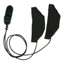 Ear Gear hoesjes voor Cochlear, zwart met koord Ear Gear hoesjes voor Cochlear, zwart met koord