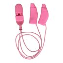 ear gear roze met koord (mini curved) ear gear roze met koord (mini curved)