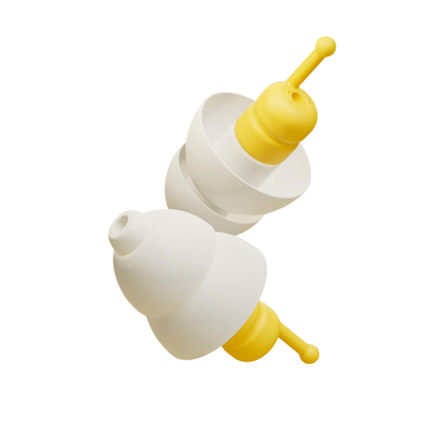 Alpine FlyFit oordoppen met drukregulerende filter – close-up