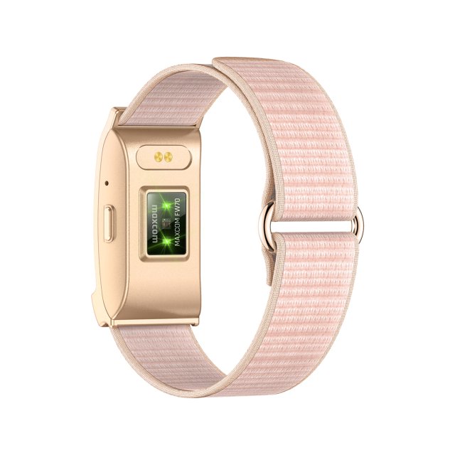 Maxcom FW70 Vibe Schermloze Smartband Goud Achterkant