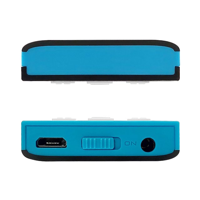 MP3 speler Sound Pillow – voorkant weergave met bedieningsknoppen MP3 speler Sound Pillow – voorkant weergave met bedieningsknoppen