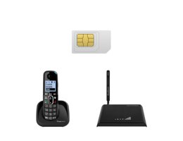 Amplicomms BigTel 1500 + EasySaver 4G VoLTE Zwart