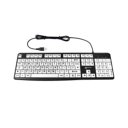 Geemarc Toetsenbord met Grote Letters – Wit – Bovenaanzicht Geemarc Toetsenbord met Grote Letters – Wit – Bovenaanzicht