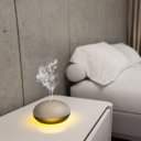 LumoScent Aroma Diffuser op nachtkastje – Sfeervolle verlichting en geurverspreiding LumoScent Aroma Diffuser op nachtkastje – Sfeervolle verlichting en geurverspreiding