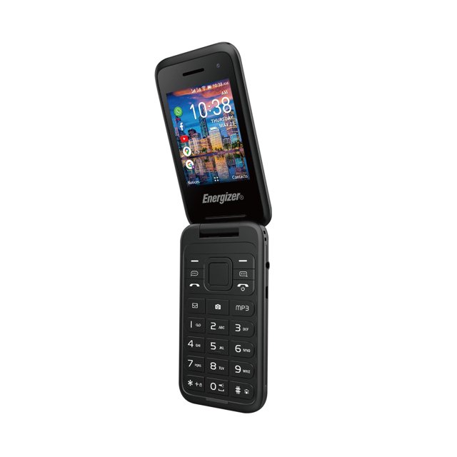 Energizer E282SC 4G Senioren Mobiele Telefoon voorkant uitgeklapt