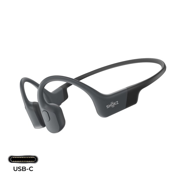 Shokz Openrun Hoofdtelefoon Zwart met USB-C
