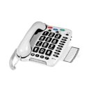 Geemarc CL100 vaste telefoon voor ouderen met snelkiestoetsen, naamlabel en duidelijk display Geemarc CL100 vaste telefoon voor ouderen met snelkiestoetsen, naamlabel en duidelijk display