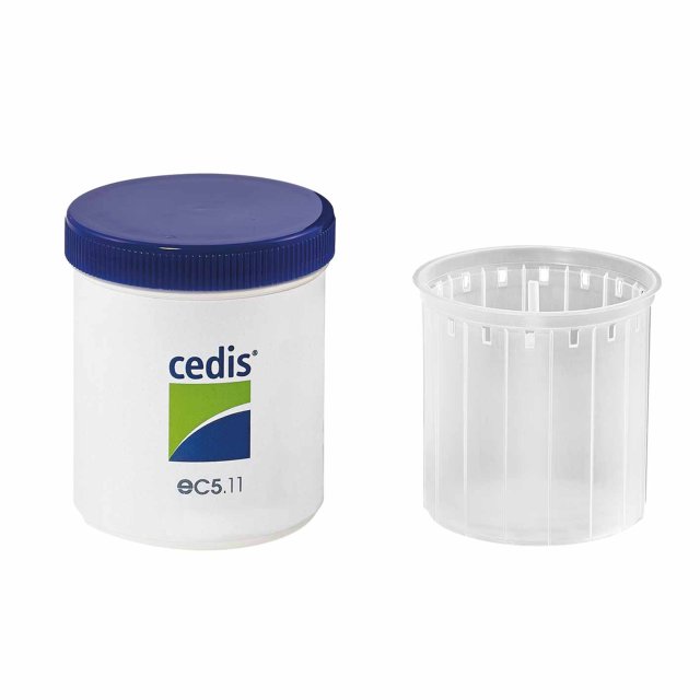 Cedis Reinigingsbeker EC5.11 – Voor veilig reinigen van oorstukjes en domes Cedis Reinigingsbeker EC5.11 – Voor veilig reinigen van oorstukjes en domes
