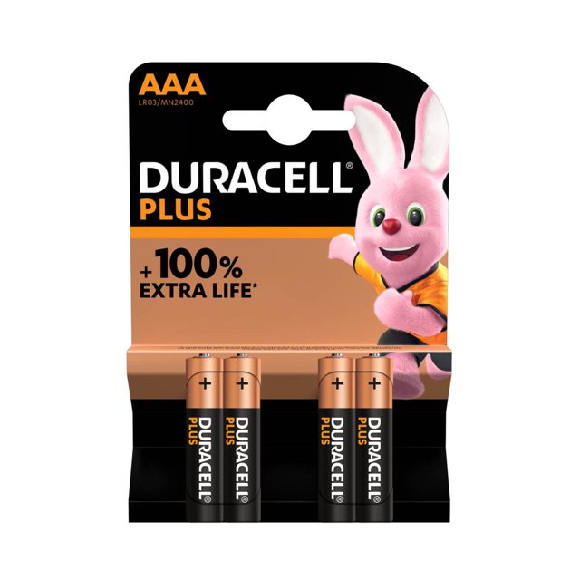 Duracell Plus Power Alkaline 100% AAA
