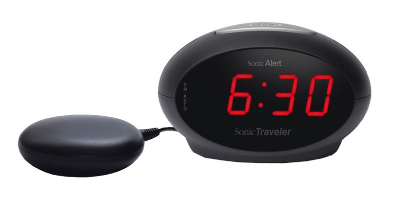 Geemarc Wekker Sonic Traveler met trilkussen Geemarc Wekker Sonic Traveler met trilkussen