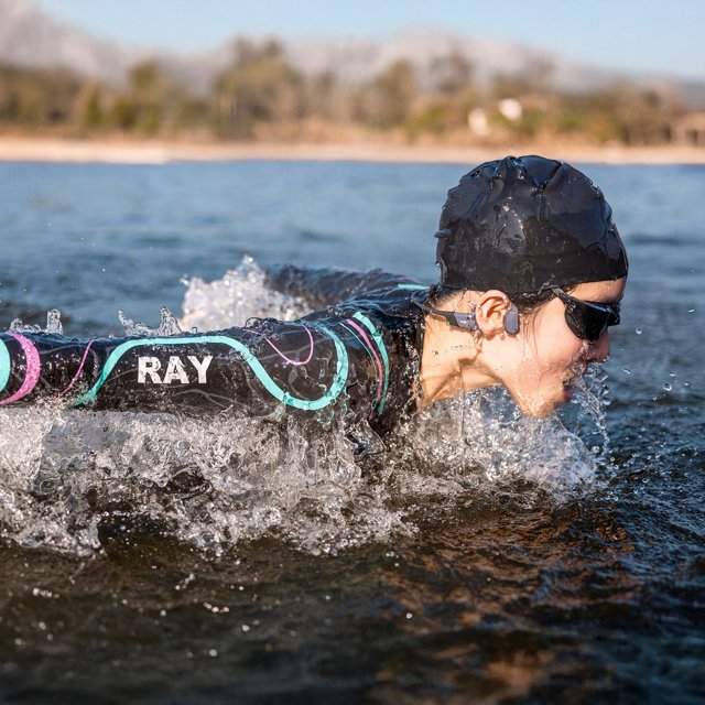 Shokz OpenSwim Pro Hoofdtelefoon Grijs Shokz OpenSwim Pro Hoofdtelefoon Grijs
