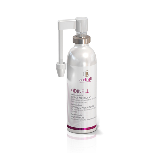 Audinell Odinell oorspray 50ml voor het verwijderen van overtollig oorsmeer met fijn doseeropzetstuk Audinell Odinell oorspray 50ml voor het verwijderen van overtollig oorsmeer met fijn doseeropzetstuk