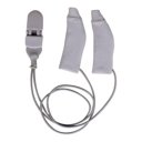 Grijze Ear Gear Original hoes met koord – ademend en waterafstotend materiaal voor dagelijks gebruik