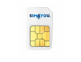 Simkaart Sim4You losse prepaidkaart vooraanzicht