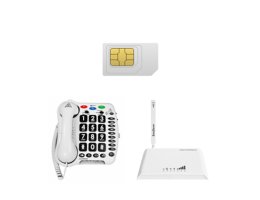 Geemarc Amplipower 50 + EasySaver 4G VoLTE Wit