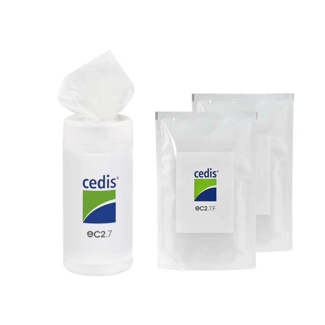Cedis desinfecterende reinigingsdoek 90 stuks met twee navullingen voor hygiënische reiniging van hoortoestellen en oorstukjes Cedis desinfecterende reinigingsdoek 90 stuks met twee navullingen voor hygiënische reiniging van hoortoestellen en oorstukjes
