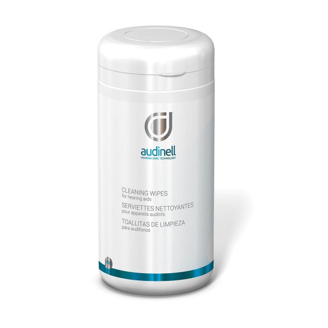 Audinell desinfecterende doekjes koker 90 stuks Audinell desinfecterende doekjes koker 90 stuks