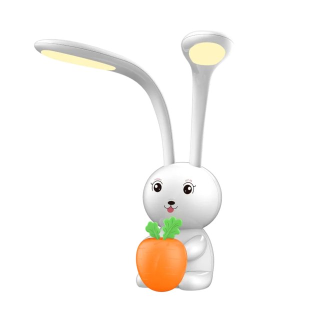 Maxcom LED Kindertafel Lamp ML4910 Charlie – Schuine Aanzicht met Licht Maxcom LED Kindertafel Lamp ML4910 Charlie – Schuine Aanzicht met Licht