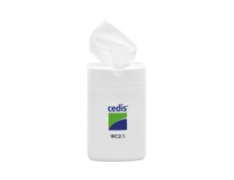 Cedis Reinigingsdoek EC2.5 Dispenser – 25 stuks desinfectiedoekjes voor gehoorapparaat reiniging